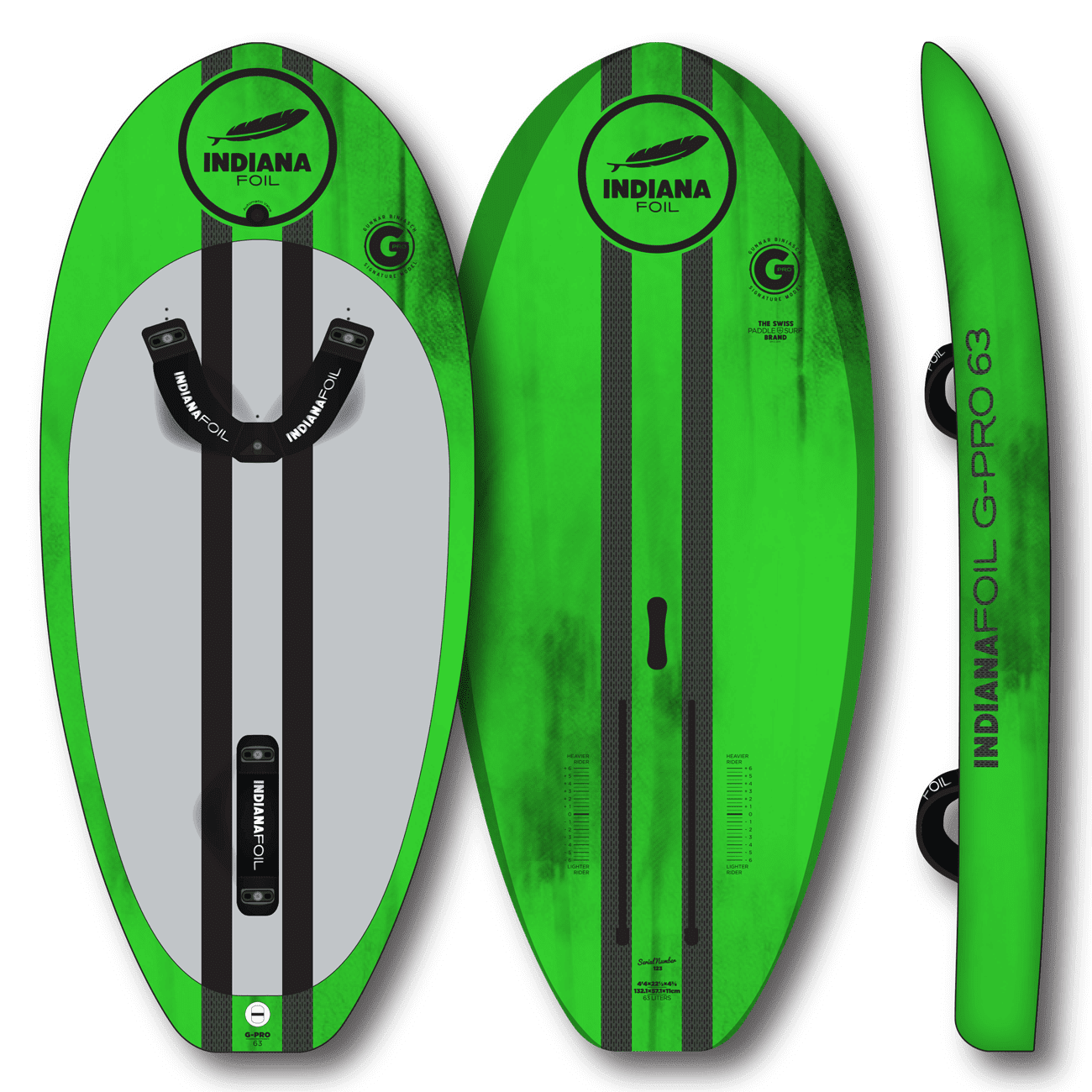 INDIANA Wing Foil G-Pro 63 L Carbon Freestyle/Wave Foilboard 2025