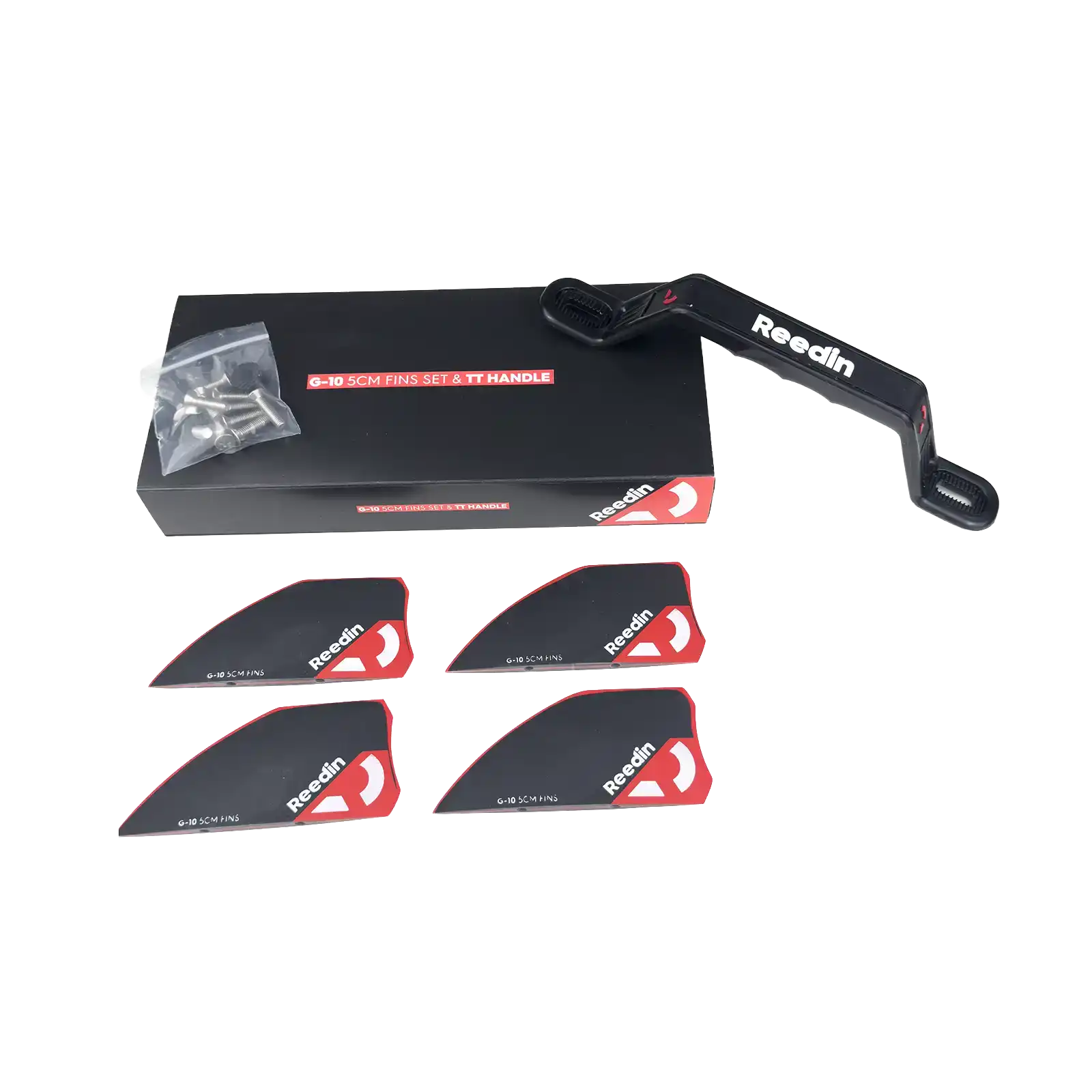 REEDIN Fin set black 5cm 2025