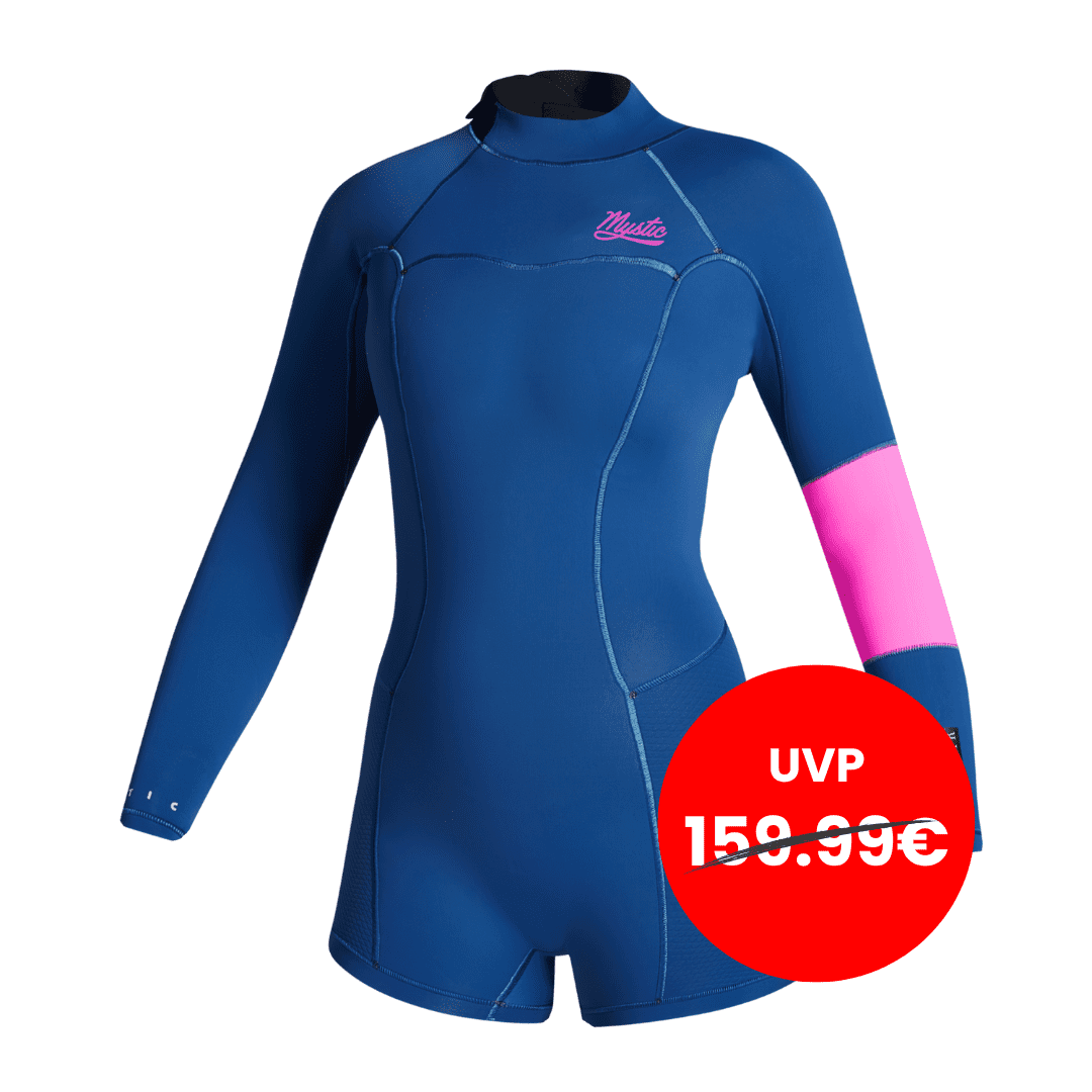 MYSTIC Lunar Longarm Shorty 2/2mm BZIP Woman 2022