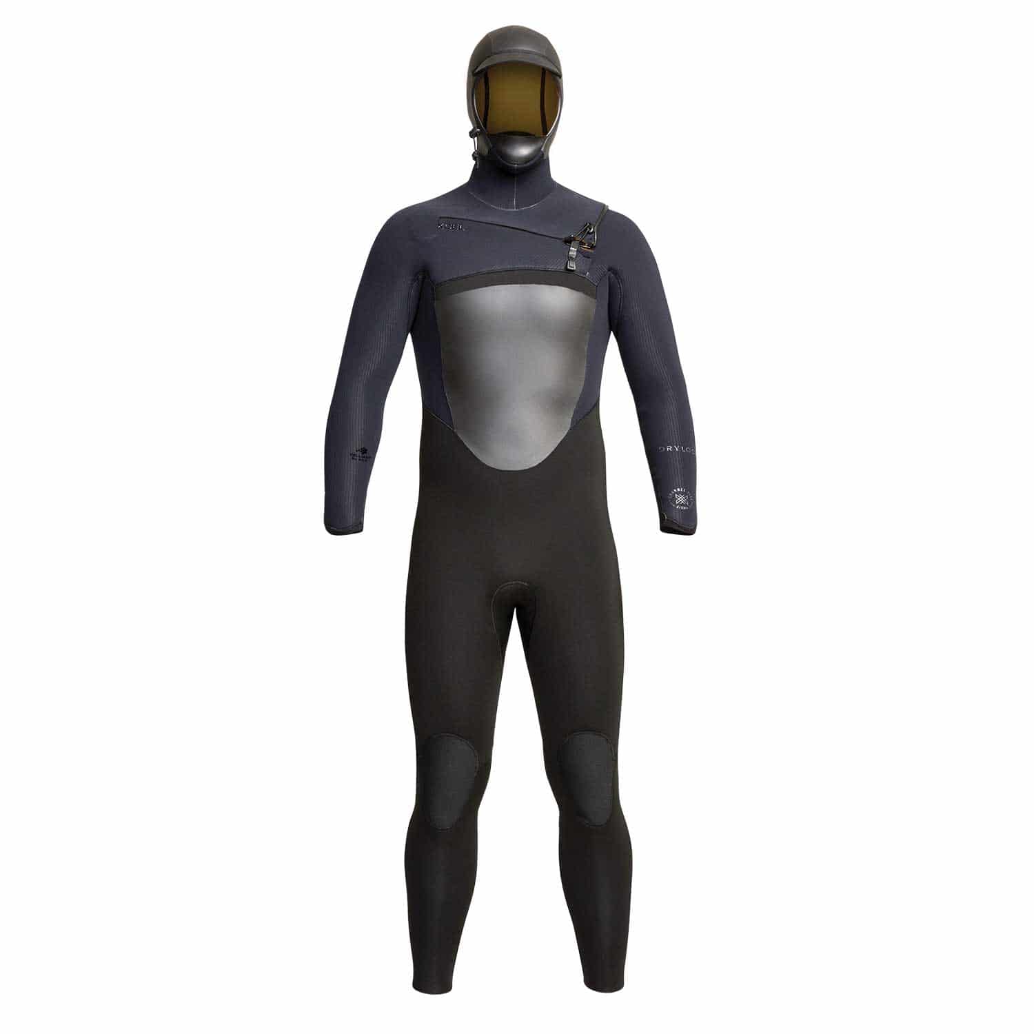 XCEL Mens Drylock Hooded 6/5mm FZ Wetsuit 2023