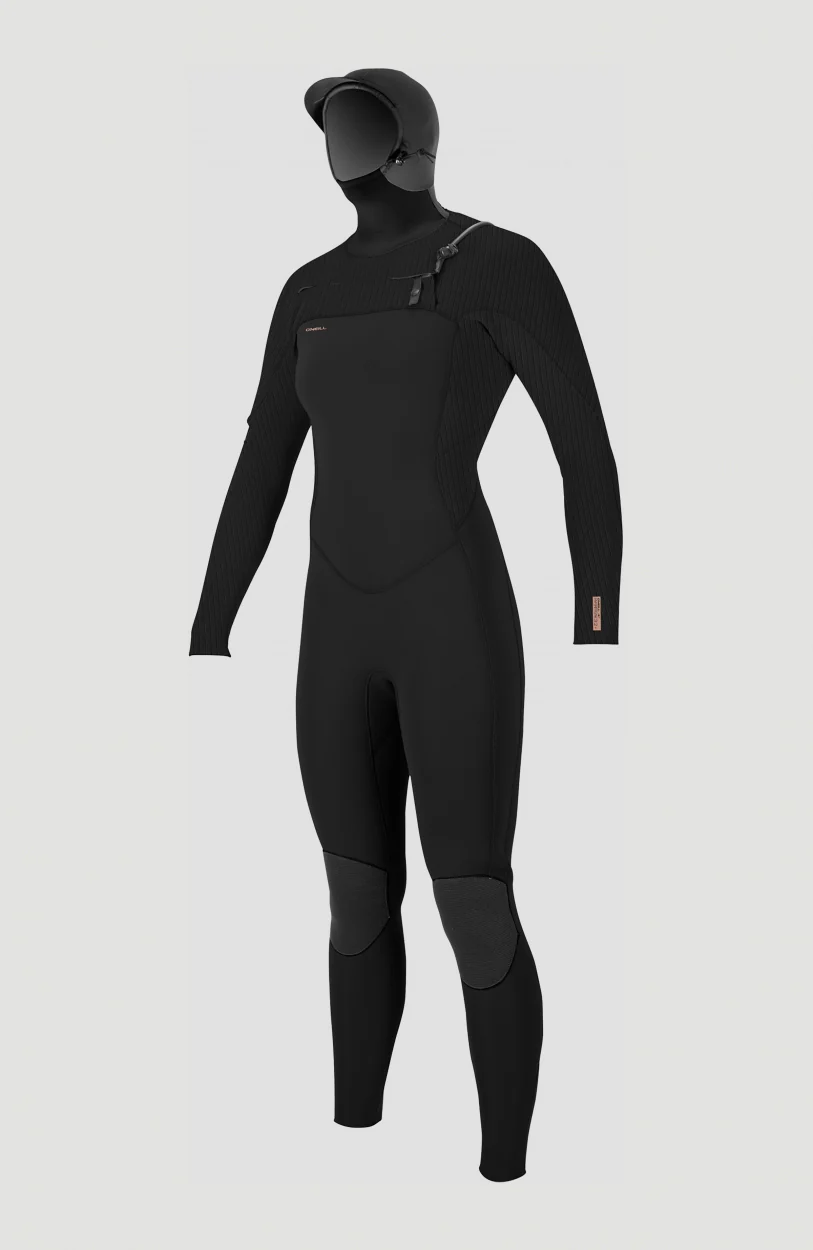 O'NEILL Wms Hyperfreak 5/4+ Chest Zip w/Hood 2024