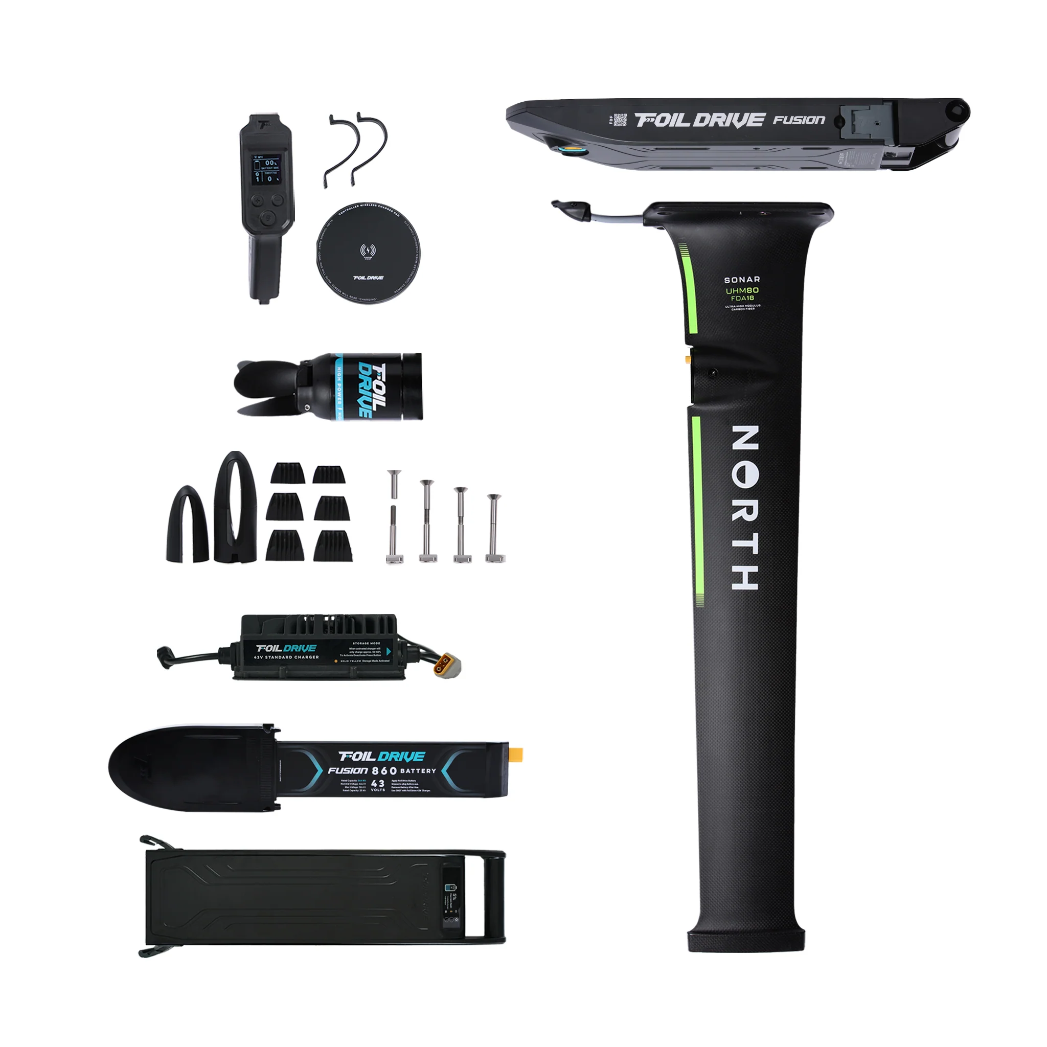 FOIL DRIVE Fusion | NORTH UHM80 Integrated Mast Bundle